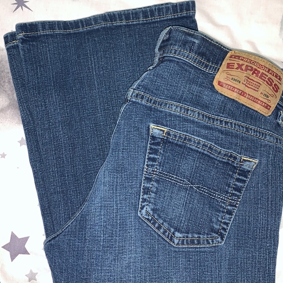 Express Jeans Cetine Size 4L bootcut/ flared - Picture 7 of 7